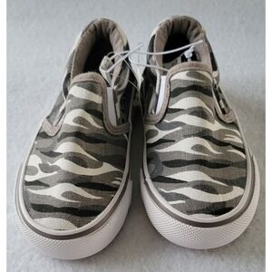 US SPORTS brand‎ Kids Camouflage Slip-On Sneakers size 7.